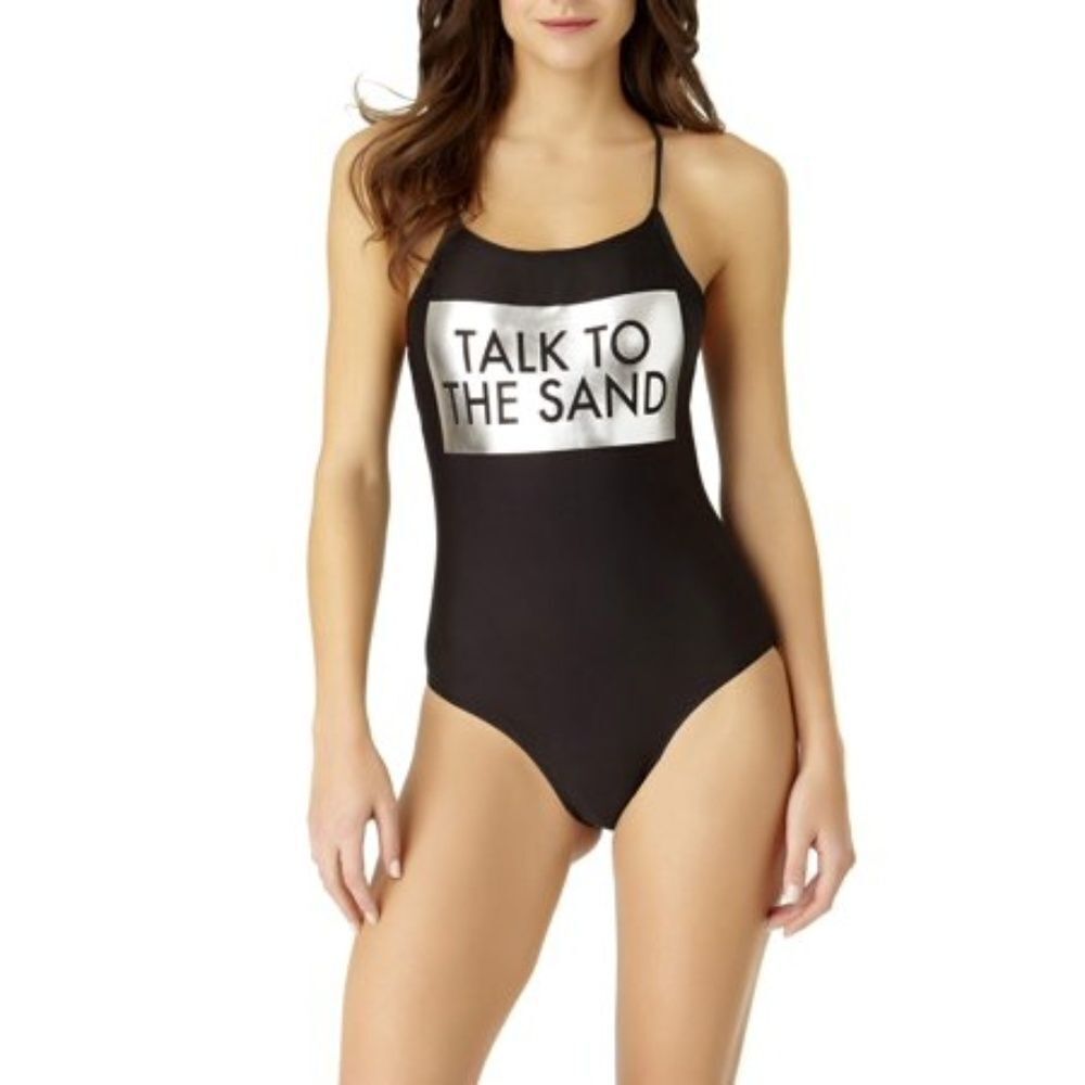 Talk to the sand one piece swimsuit